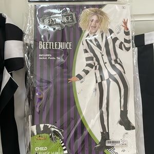 Beetlejuice Child Costume X-Large 14-16